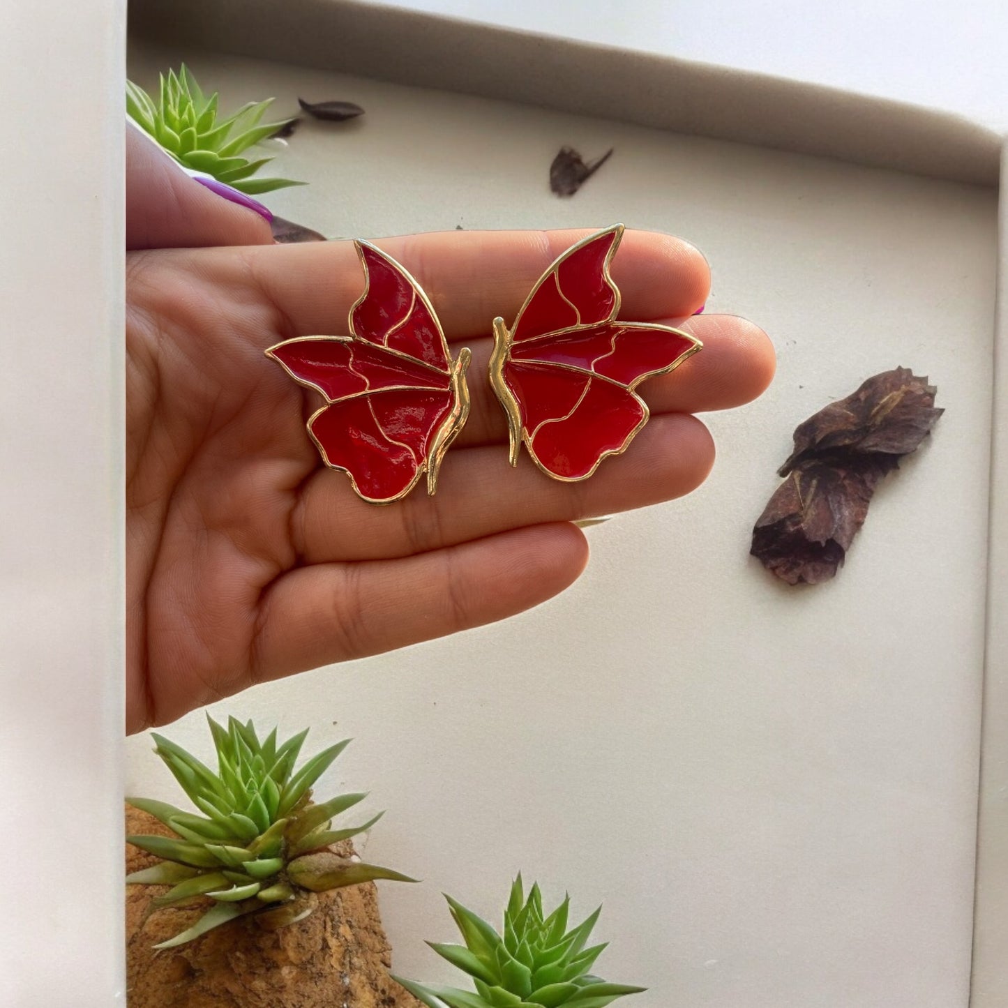 Mariposas esmaltadas