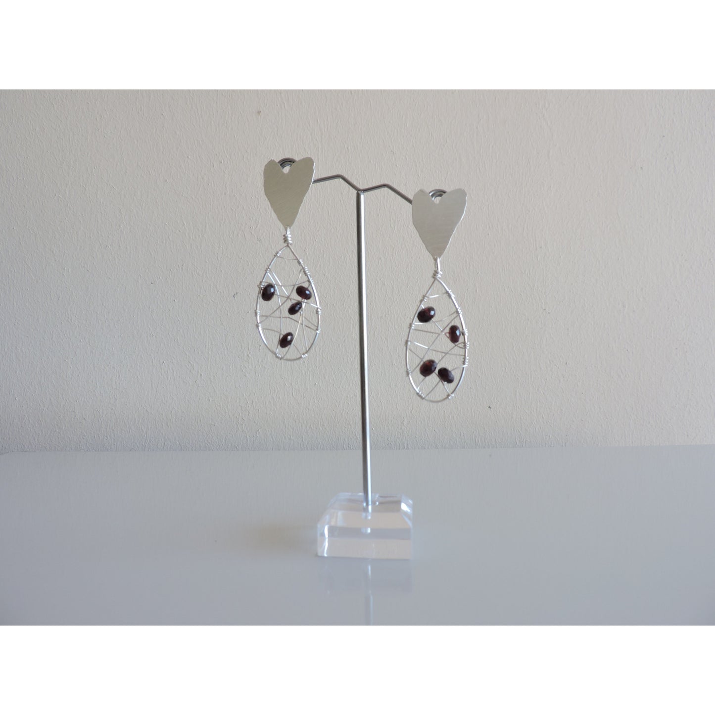 Gota en Plata 950 y Granates